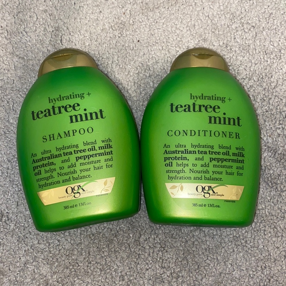 Hydrating Tea tree mint shampoo $ conditioner set